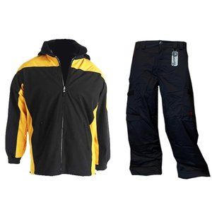 Black and Yellow Ski Jacket